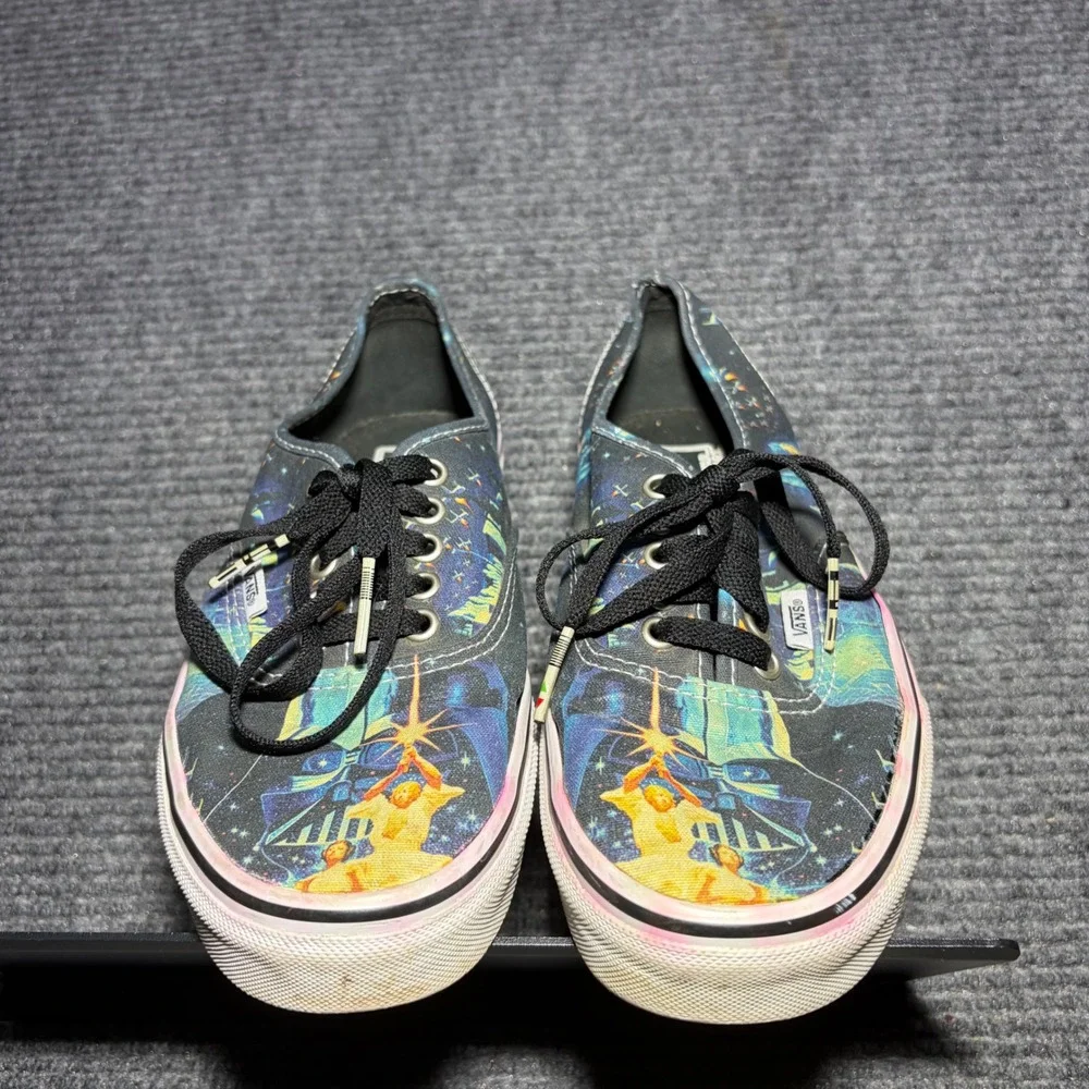 Vans Authentic Star Wars A New Hope Movie Poster Sneakers Mens 7.5 Womens 9